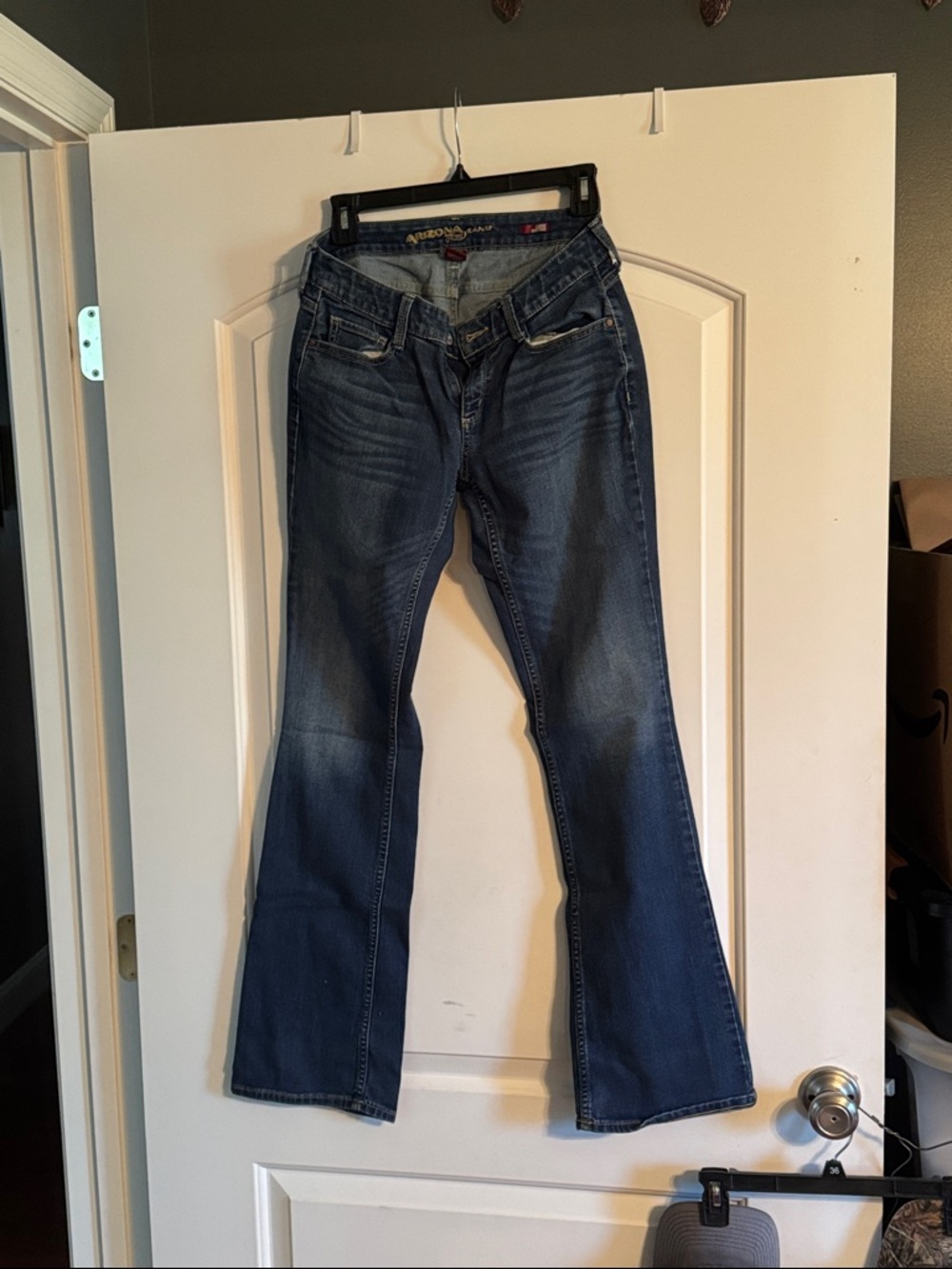Arizona Jean Company Women's Dark Blue Bootcut Jeans